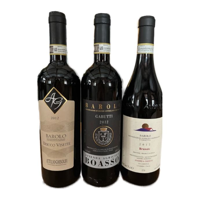 3er Paket - Boasso Gabutti, Oberto Burato und Ghisolfi Bricco Visette - Babarolo Weinhandel GmbH